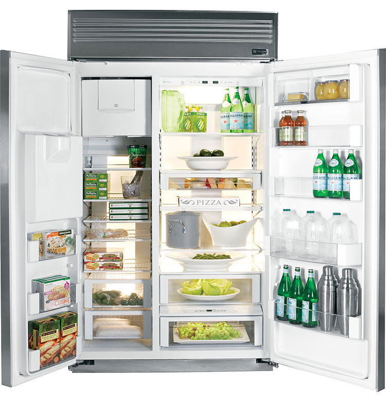 ge monogram refrigerator freezing food